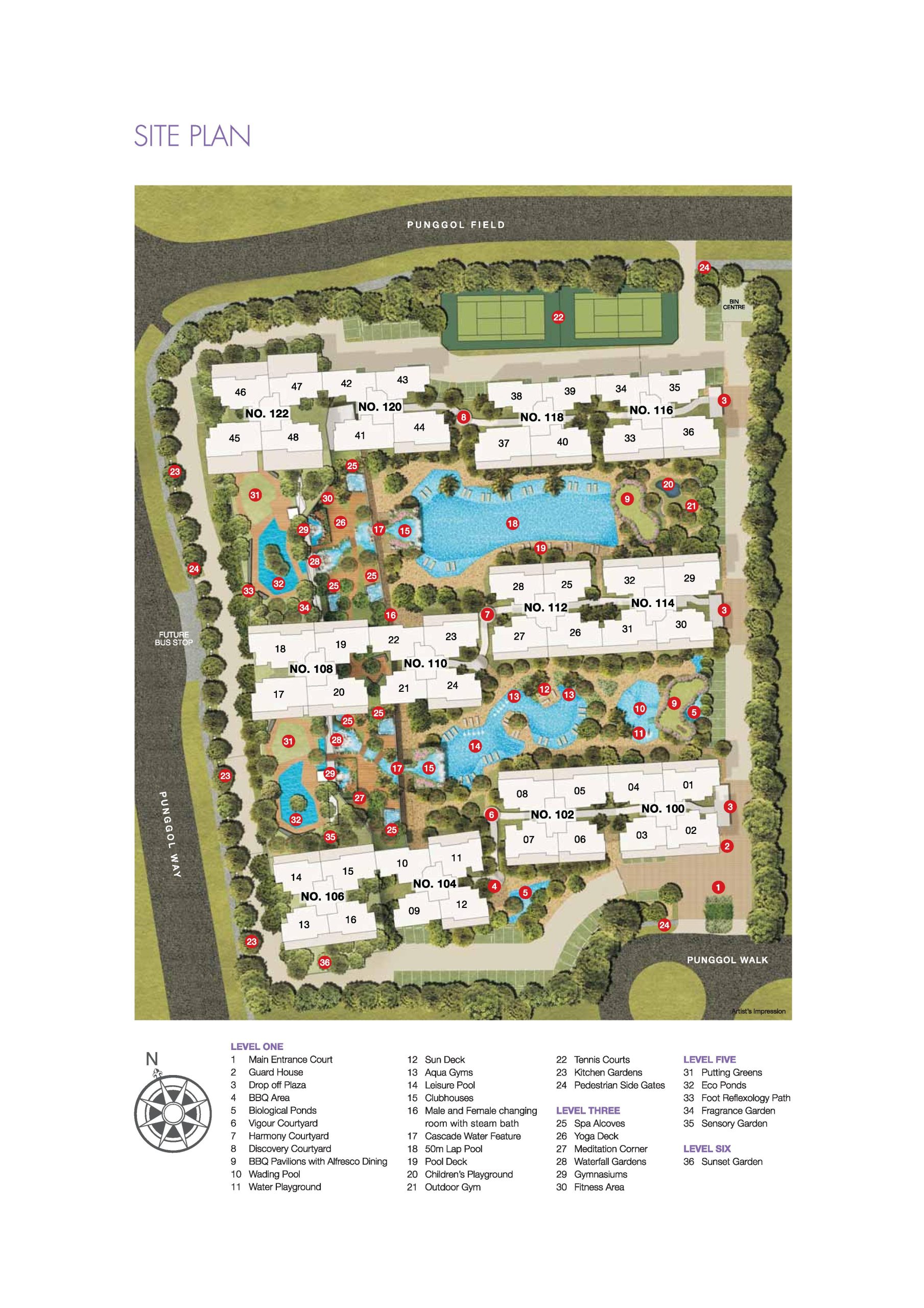 Twin Waterfalls Site Plan
